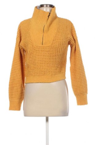 Дамски пуловер Moral Fiber, Размер M, Цвят Жълт, Цена 12,47 лв.