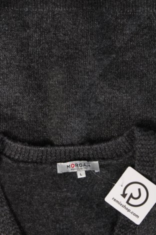 Дамски пуловер Morgan, Размер L, Цвят Сив, Цена 16,40 лв.