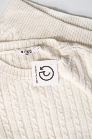 Γυναικείο πουλόβερ NA-KD, Μέγεθος M, Χρώμα Λευκό, Τιμή 10,14 €