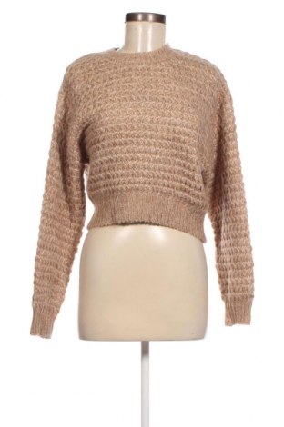 Дамски пуловер NA-KD, Размер M, Цвят Бежов, Цена 16,40 лв.