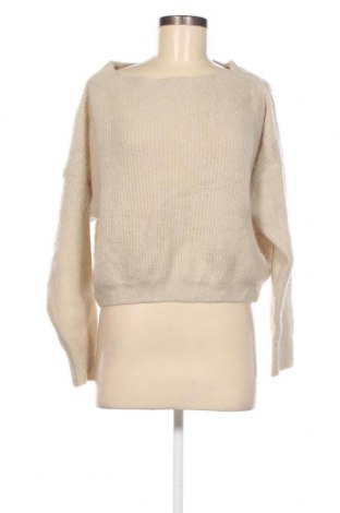 Дамски пуловер Nais, Размер M, Цвят Бежов, Цена 15,08 лв.