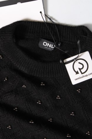 Дамски пуловер ONLY, Размер M, Цвят Черен, Цена 29,76 лв.