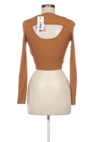 Дамски пуловер ONLY, Размер M, Цвят Кафяв, Цена 31,62 лв.