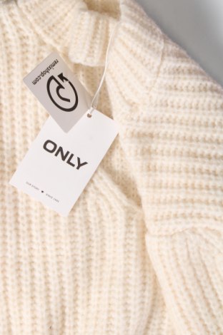 Γυναικείο πουλόβερ ONLY, Μέγεθος M, Χρώμα Εκρού, Τιμή 16,30 €