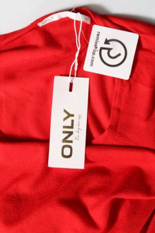 Дамски пуловер ONLY, Размер XS, Цвят Червен, Цена 26,66 лв.
