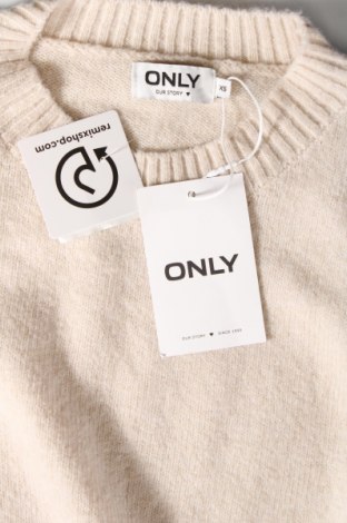 Γυναικείο πουλόβερ ONLY, Μέγεθος XS, Χρώμα  Μπέζ, Τιμή 13,74 €