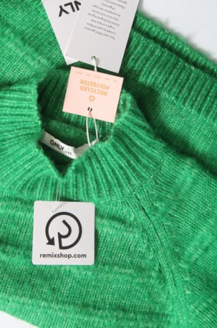 Дамски пуловер ONLY, Размер XS, Цвят Зелен, Цена 26,66 лв.