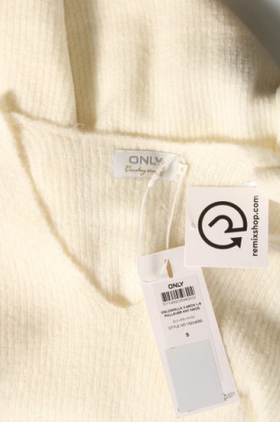 Γυναικείο πουλόβερ ONLY, Μέγεθος S, Χρώμα Λευκό, Τιμή 14,38 €