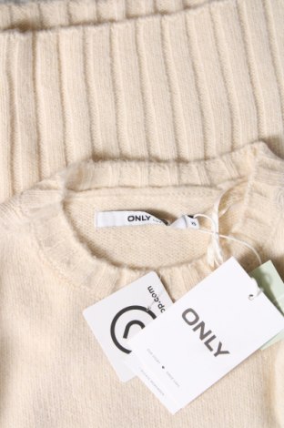 Дамски пуловер ONLY, Размер XS, Цвят Екрю, Цена 26,66 лв.