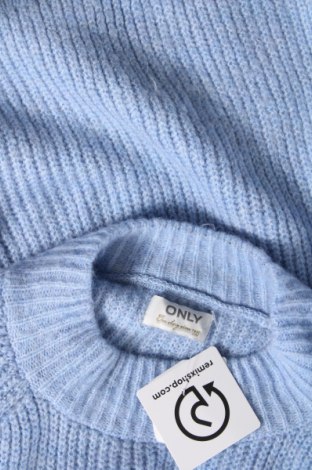 Дамски пуловер ONLY, Размер S, Цвят Син, Цена 31,62 лв.