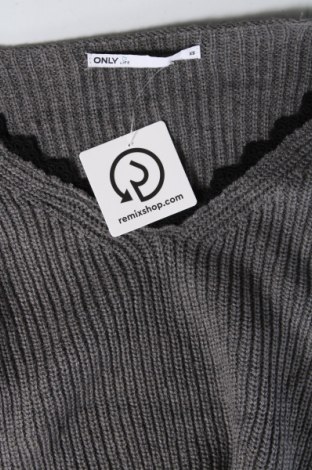 Γυναικείο πουλόβερ ONLY, Μέγεθος XS, Χρώμα Γκρί, Τιμή 6,68 €