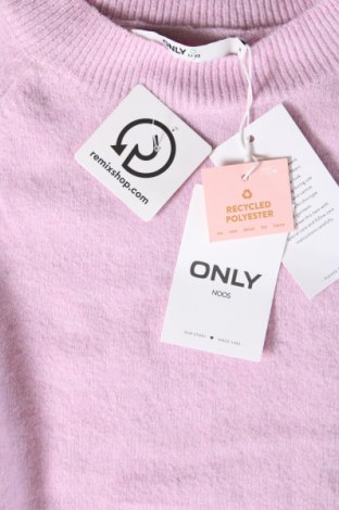 Дамски пуловер ONLY, Размер M, Цвят Розов, Цена 28,52 лв.
