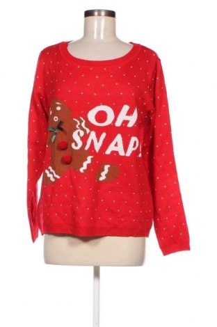 Дамски пуловер ONLY, Размер XL, Цвят Червен, Цена 12,69 лв.