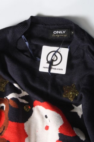 Γυναικείο πουλόβερ ONLY, Μέγεθος M, Χρώμα Μπλέ, Τιμή 7,18 €