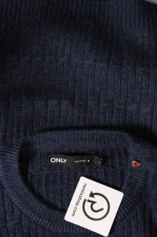 Γυναικείο πουλόβερ ONLY, Μέγεθος L, Χρώμα Μπλέ, Τιμή 11,36 €