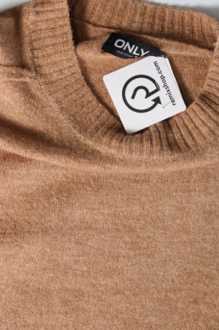 Дамски пуловер ONLY, Размер S, Цвят Кафяв, Цена 29,76 лв.