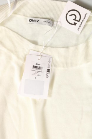 Дамски пуловер ONLY, Размер L, Цвят Бял, Цена 29,76 лв.