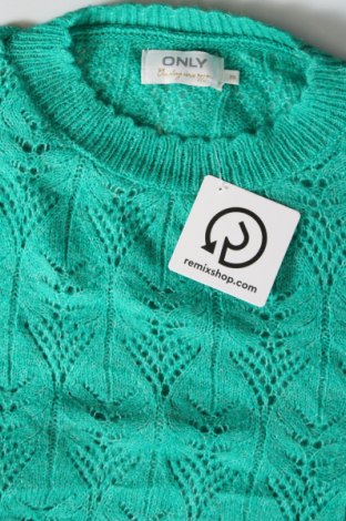 Дамски пуловер ONLY, Размер XS, Цвят Зелен, Цена 11,61 лв.