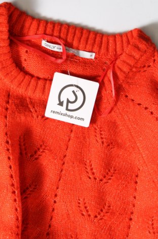 Дамски пуловер ONLY, Размер M, Цвят Оранжев, Цена 12,42 лв.