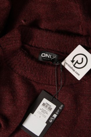 Дамски пуловер ONLY, Размер L, Цвят Червен, Цена 31,62 лв.