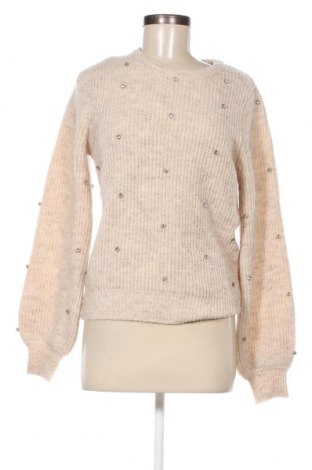 Дамски пуловер ONLY, Размер M, Цвят Бежов, Цена 37,20 лв.