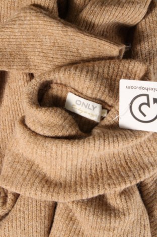Дамски пуловер ONLY, Размер XS, Цвят Кафяв, Цена 12,42 лв.