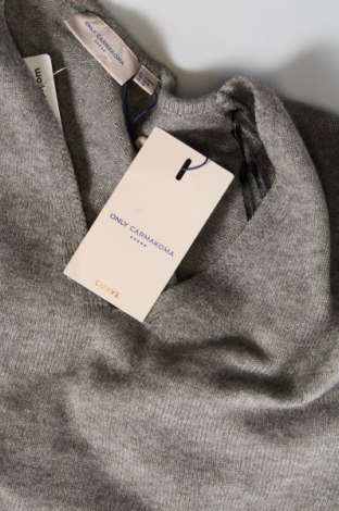 Γυναικείο πουλόβερ ONLY Carmakoma, Μέγεθος L, Χρώμα Γκρί, Τιμή 16,30 €