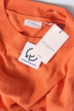 Damenpullover ONLY Carmakoma, Größe M, Farbe Orange, Preis € 6,39