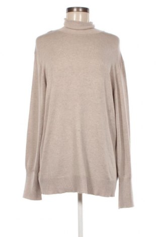 Γυναικείο πουλόβερ ONLY Carmakoma, Μέγεθος XXL, Χρώμα  Μπέζ, Τιμή 19,82 €