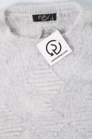 Damenpullover OPL Fashion, Größe M, Farbe Grau, Preis 8,68 €