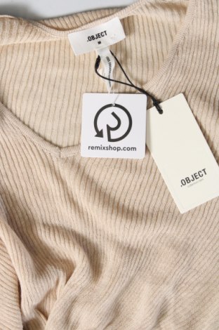 Γυναικείο πουλόβερ Object, Μέγεθος M, Χρώμα  Μπέζ, Τιμή 9,59 €