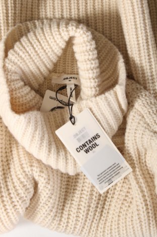 Γυναικείο πουλόβερ Object, Μέγεθος XL, Χρώμα  Μπέζ, Τιμή 21,57 €