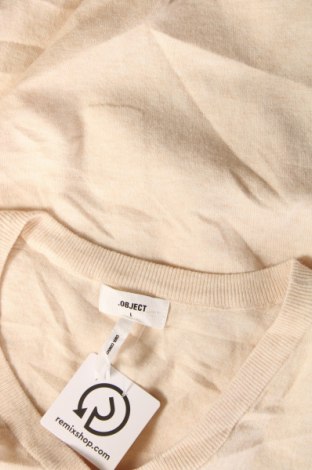 Damenpullover Object, Größe L, Farbe Beige, Preis € 4,99