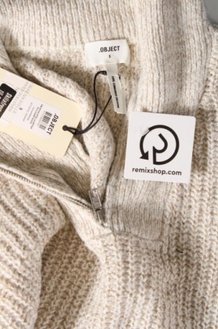 Дамски пуловер Object, Размер S, Цвят Бежов, Цена 39,99 лв.
