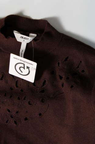 Дамски пуловер Object, Размер S, Цвят Кафяв, Цена 19,68 лв.