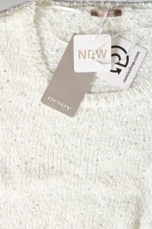 Дамски пуловер Orsay, Размер M, Цвят Бял, Цена 18,40 лв.