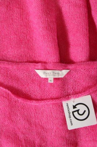 Damski sweter Part Two, Rozmiar XL, Kolor Różowy, Cena 109,07 zł