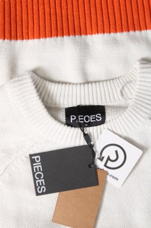 Дамски пуловер Pieces, Размер M, Цвят Бял, Цена 31,62 лв.