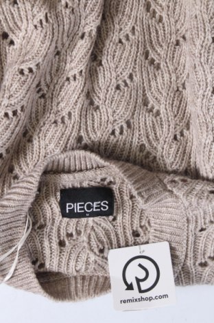 Damenpullover Pieces, Größe M, Farbe Beige, Preis € 8,08