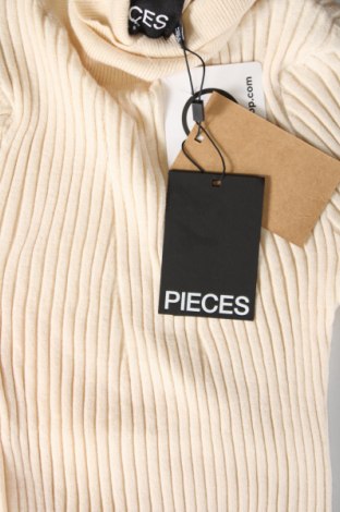 Дамски пуловер Pieces, Размер S, Цвят Екрю, Цена 29,76 лв.