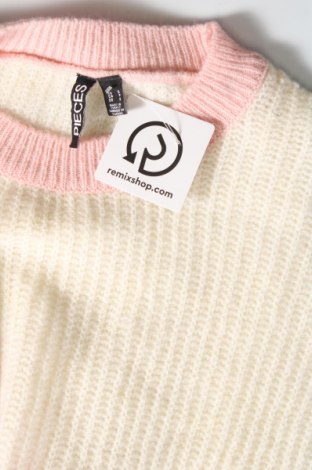 Дамски пуловер Pieces, Размер S, Цвят Екрю, Цена 27,90 лв.