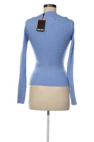 Női pulóver Pieces, Méret M, Szín Kék, Ár 5 899 Ft
