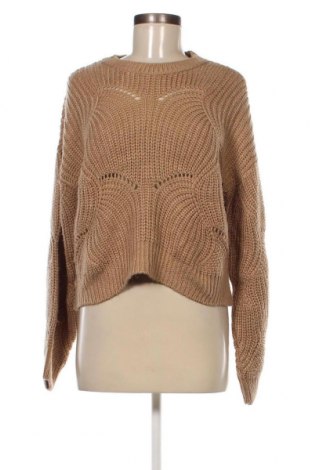 Дамски пуловер Pieces, Размер S, Цвят Кафяв, Цена 14,85 лв.