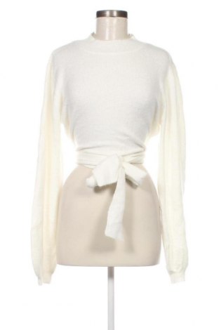 Γυναικείο πουλόβερ Pretty Little Thing, Μέγεθος M, Χρώμα Λευκό, Τιμή 7,18 €