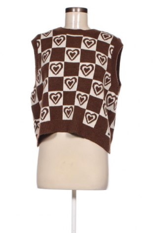 Дамски пуловер Pull&Bear, Размер L, Цвят Кафяв, Цена 13,05 лв.