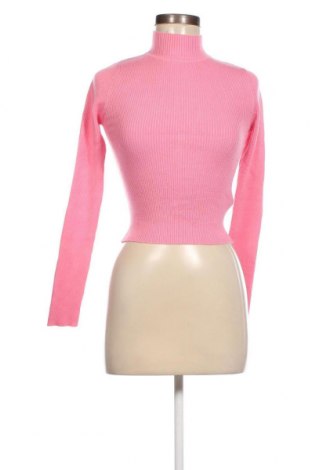 Дамски пуловер Pull&Bear, Размер S, Цвят Розов, Цена 12,47 лв.