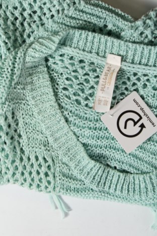 Дамски пуловер Pull&Bear, Размер M, Цвят Син, Цена 13,92 лв.