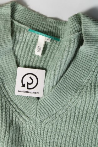 Дамски пуловер Q/S by S.Oliver, Размер M, Цвят Зелен, Цена 8,20 лв.