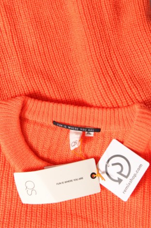 Damski sweter Q/S by S.Oliver, Rozmiar XL, Kolor Pomarańczowy, Cena 148,74 zł