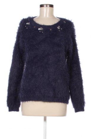 Дамски пуловер Queen's, Размер M, Цвят Син, Цена 12,47 лв.